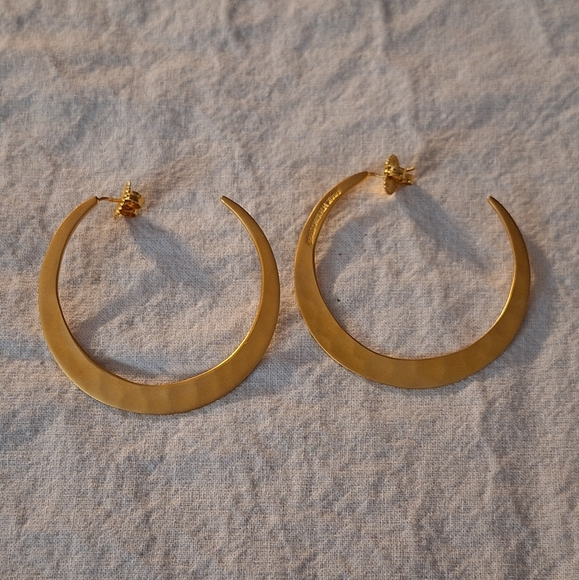 Brass RLM Studio Hoop Earrings